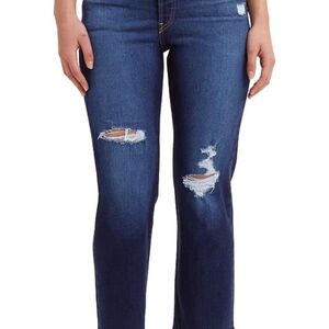 Levi's Women's Ankle Distressed Jeans, NEW